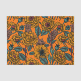 Retro-Mäuse-Party Seidenpapier