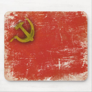 Retro-Mausepad mit schmutziger alter Sowjetunion-F Mousepad
