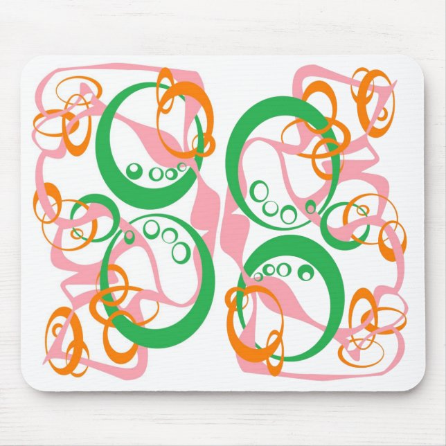 Retro Mausunterlage Mousepad (Vorne)