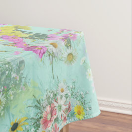 Retro Meadow Classic-Blume Tischdecke