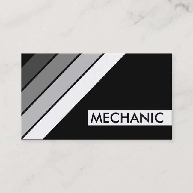 Retro-MECHANIC Visitenkarte (Vorderseite)