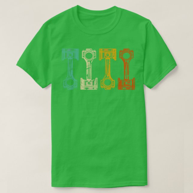 Retro Mechanischer Vintag Tuner T-Shirt (Design vorne)