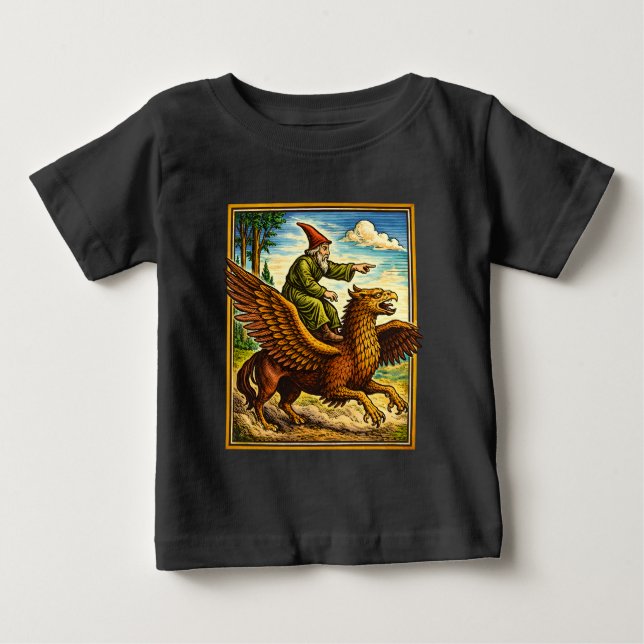 Retro Medieval Snail Rider Fantasy Tee Postcard (Vorderseite)