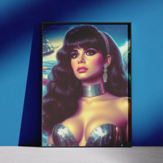 Retro Meerjungfrau Pin-up Poster (Von Creator hochgeladen)