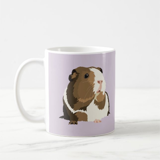 Retro Meerschweinchen-"Betty" Tasse (Links)
