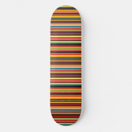 Retro-Mehrfarben-Streifen modernes Skateboard-Deck Skateboard