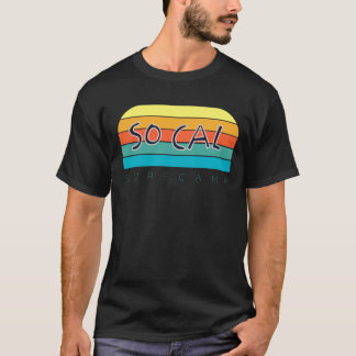 Retro mehrfarbige Grafik - So Cal Surf Camp - T-Shirt
