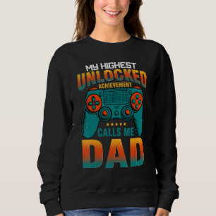 Retro Mein höchstes freigeschaltetes Leistung nenn Sweatshirt