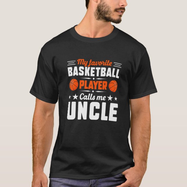 Retro Mein Lieblings-Basketball-Spieler ruft mich  T-Shirt (Vorderseite)