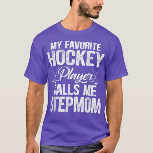 Retro Mein Lieblings-Hockey-Spieler ruft mich Step T-Shirt