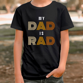 Retro Mein Vater ist der Krasse Kindertag T-Shirt