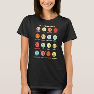 Retro meine Gefühle Emotion gegenüber psychischer T-Shirt