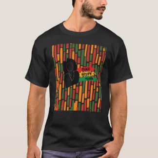 Retro Melanin Black History Montag Afroamerikaner T-Shirt