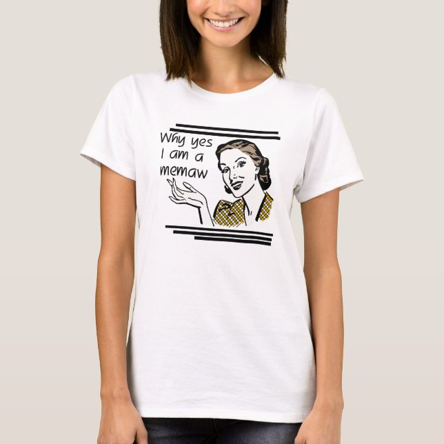 Retro Memaw T - Shirts und Geschenke (Vorderseite)