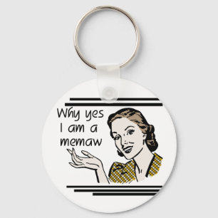 Retro Memaw T - Shirts und Geschenke Schlüsselanhänger