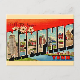 Retro Memphis Grußkarte Postkarte