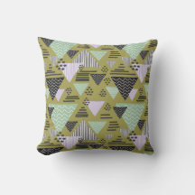 Retro-Memphis-Stil geometrisches Dreiecksmuster