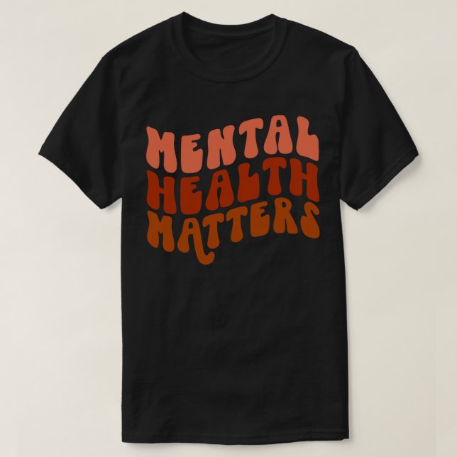 Retro Mental Health Awareness Motn Materie for Wom T-Shirt (Design vorne)