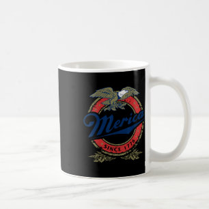 Retro Merica Adler 4. Juli Lustig USA Männer Fraue Kaffeetasse