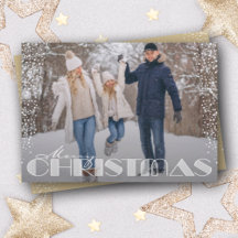 Retro Merry Christmas Typografie