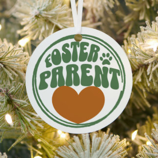 Retro Metal Ornament - Pet Foster Parent Aus Metall