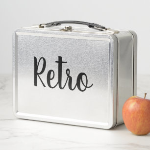 Retro-Metall-Lunchbox Individuelle Geschenkideen Metall Brotdose