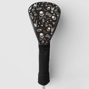 Retro-Metallmuster Golf Headcover
