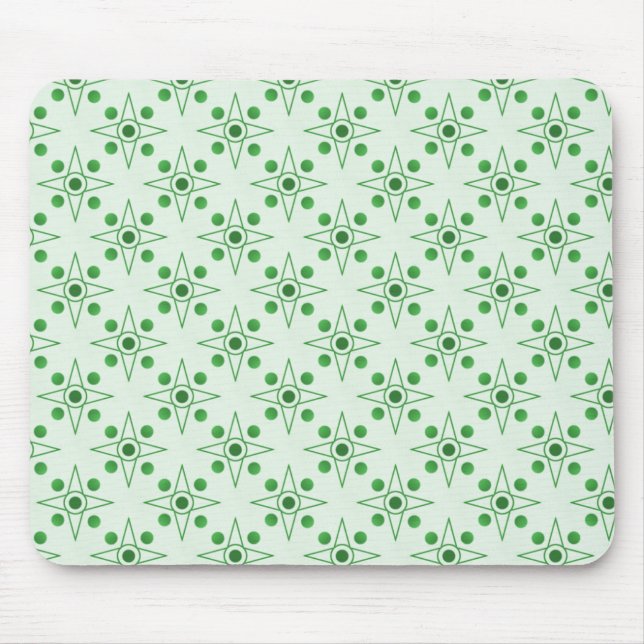 Retro-metrische Mousepad, Kelly Green Mousepad (Vorne)