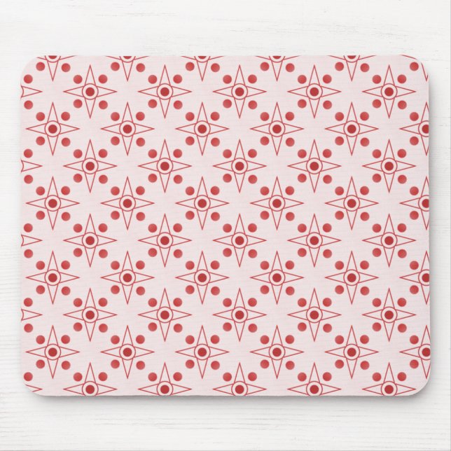 Retro-metrische Mousepad, rot Mousepad (Vorne)