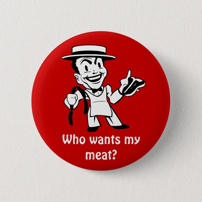 Retro-Metzger Button (Vorderseite)
