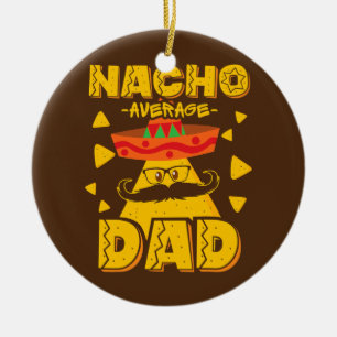 Retro mexikanischer Vater für Nacho Liebhaber Vate Keramik Ornament