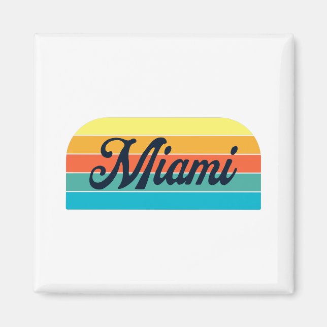 Retro Miami Magnet (Vorne)