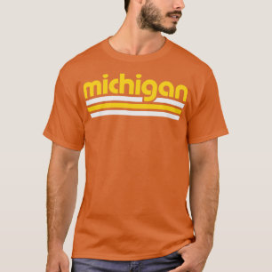 Retro Michigan Stripes T-Shirt