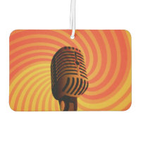 Retro Microphone Auto Lufterfrischer