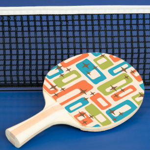 Retro-Mid-Century-Modern-Abstrakt Tischtennis Schläger