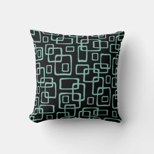 Retro-Mid-Century-Modern-Abstraktes Muster Kissen