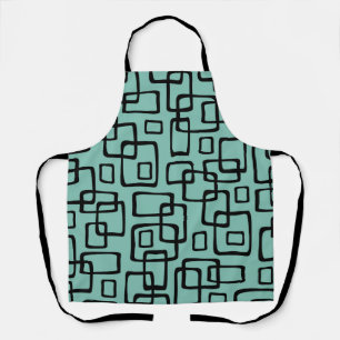 Retro-Mid-Century-Modern-Abstraktes-Muster Schürze