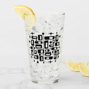 Retro-Mid-Century-Modern-Atom-Abstrakt Glas