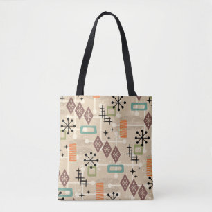 Retro-Mid-Century-Modern-Atomare Abstraktion