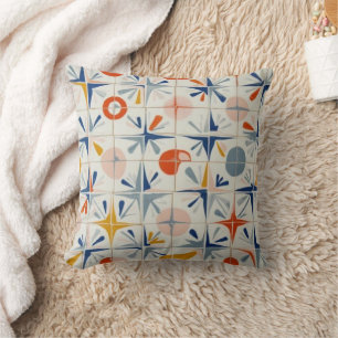 Retro-Mid-Century-Modern-Atomares-Geometrisches-Mu Kissen