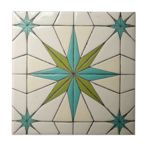 Retro-Mid-Century-Modern-Atomisches-Geometrisches- Fliese