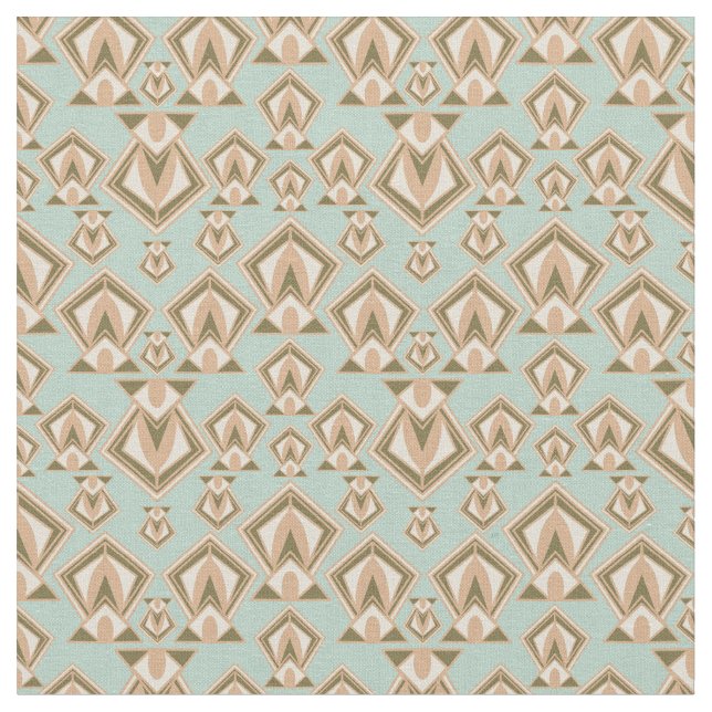 Retro Mid Century Modern Diamond Stoff (Nahaufnahme)