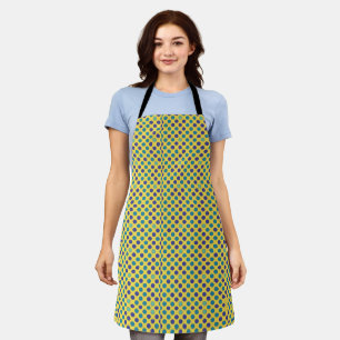 Retro-Mid-Century-Modern farbenfrohe Punkte Schürze
