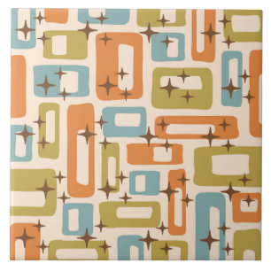 Retro Mid Century Modern Fliese