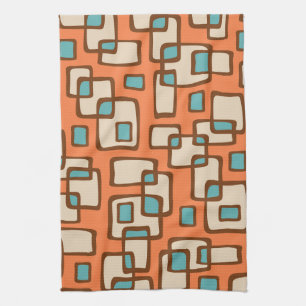 Retro Mid Century Modern Geschirrtuch