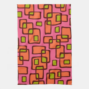 Retro Mid Century Modern Geschirrtuch