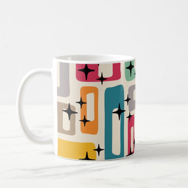 Retro Mid Century Modern Kaffeetasse (Links)
