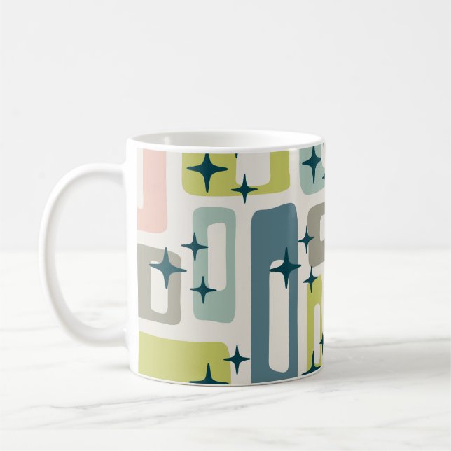 Retro Mid Century Modern Kaffeetasse (Links)