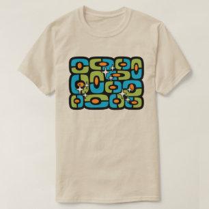 Retro-Mid-Century-Modern-Kosmisch-Abstrakt T-Shirt