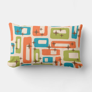 Retro Mid Century Modern Lendenkissen